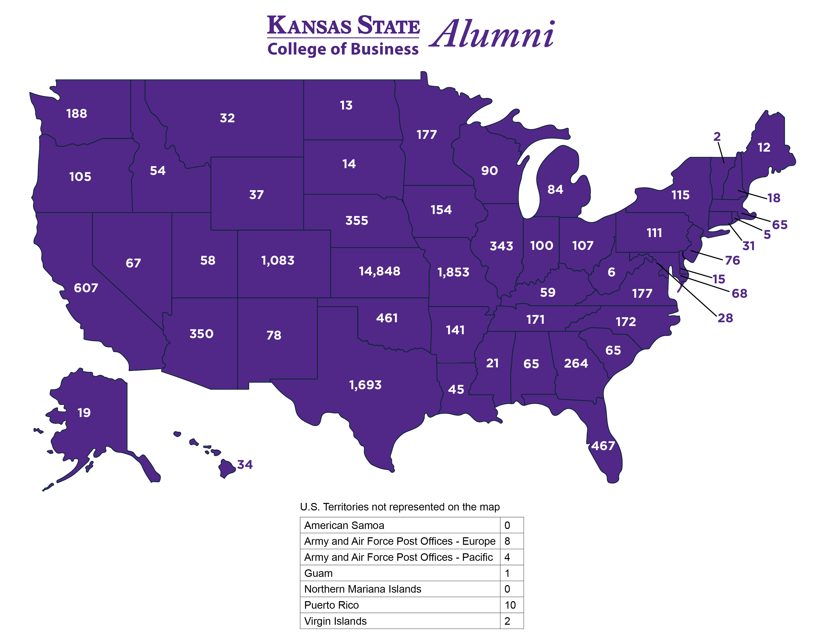 alumni map US