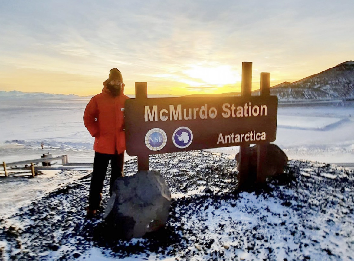 Sutcliffe in Antarctica