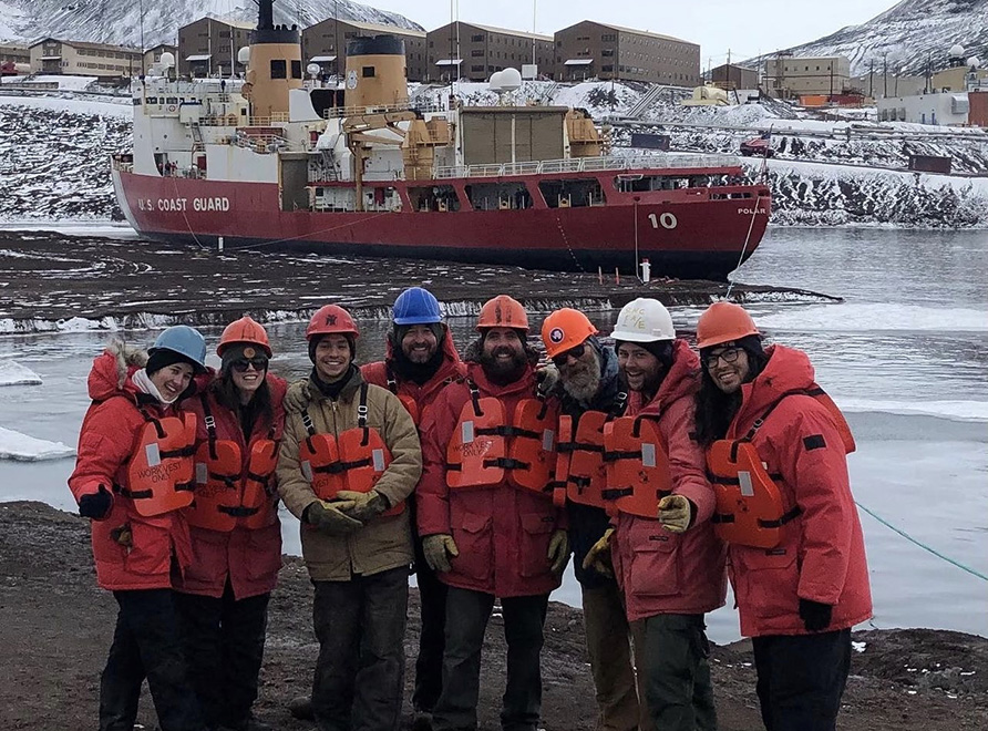 Sutcliffe and coworkers in Antarctica