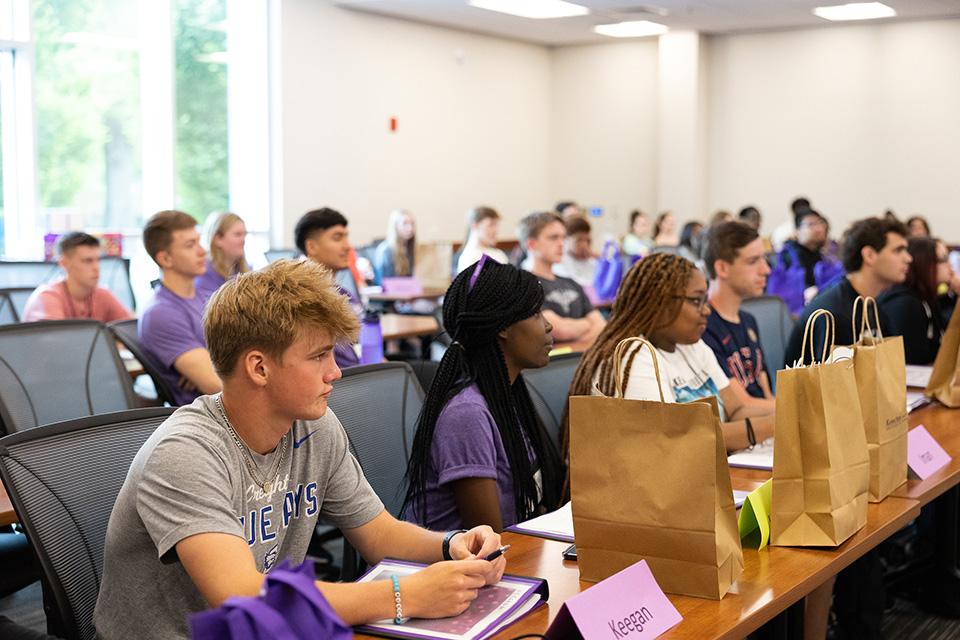 students in class