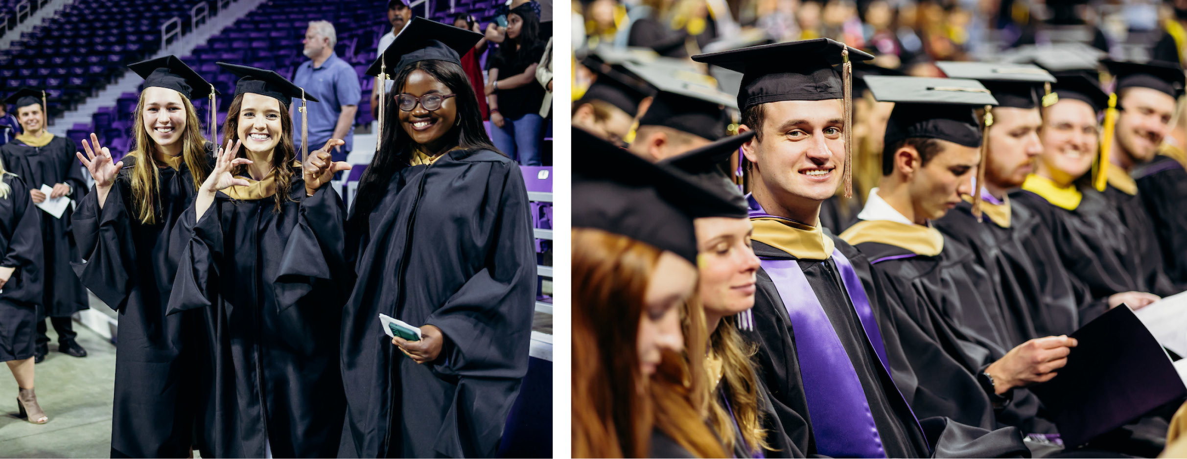 people celebrating commencement