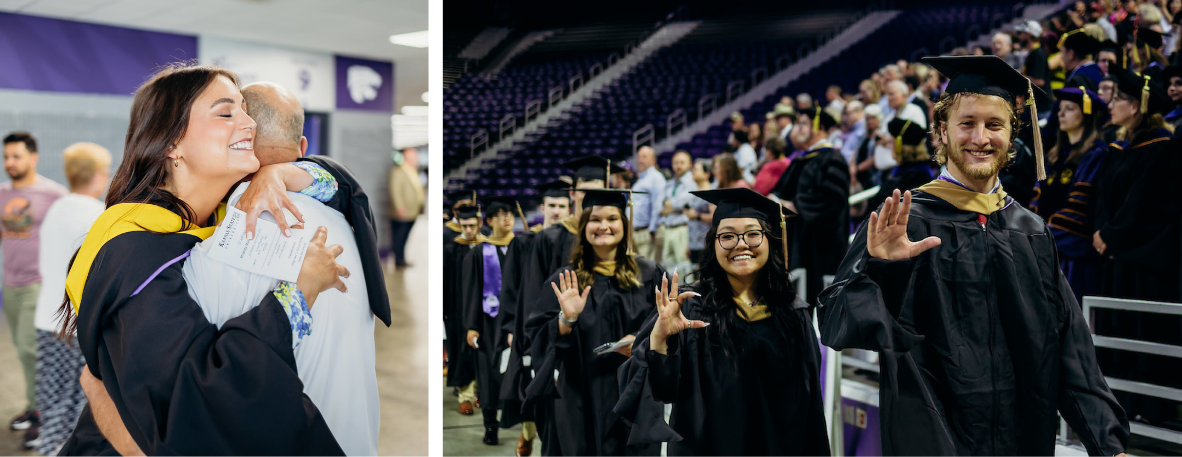 people celebrating commencement