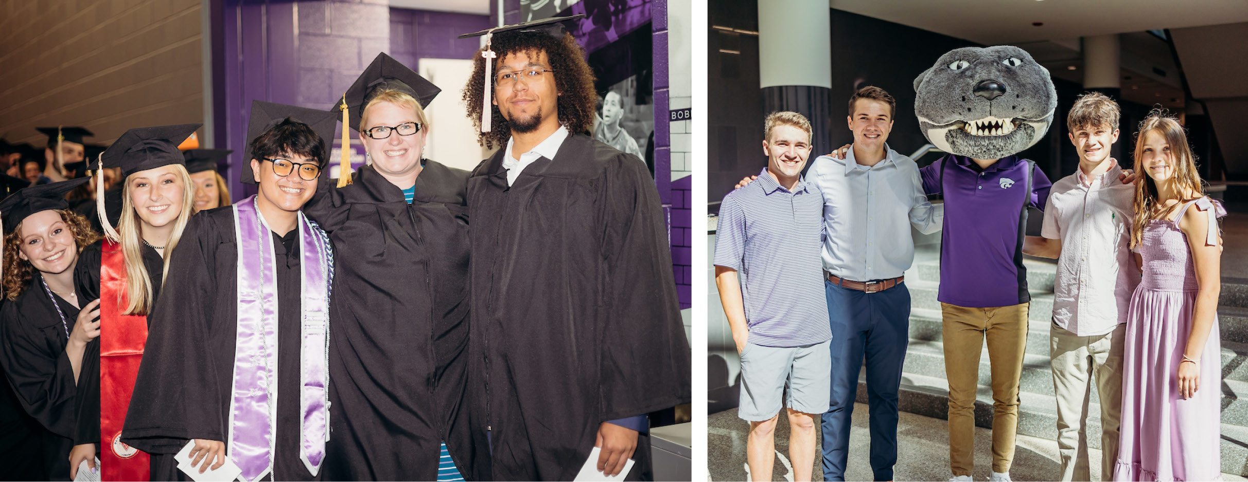 people celebrating commencement