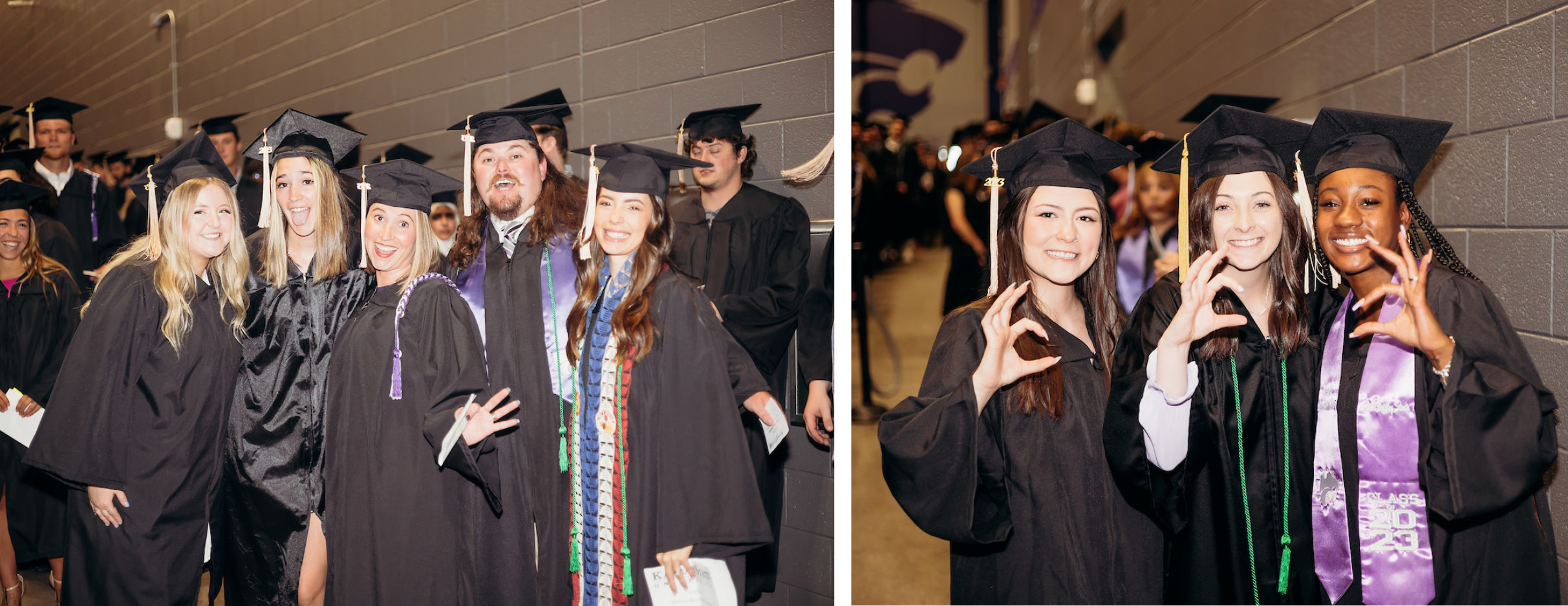 people celebrating commencement