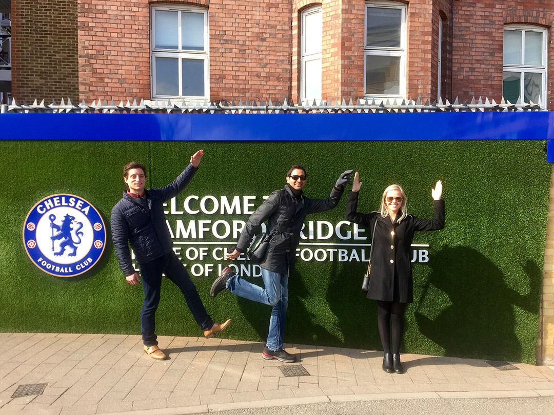 students at chelsea football